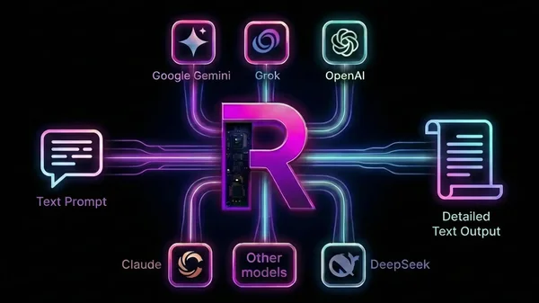 RogerApp Deep Search AI research engine for business decisions, combining multiple AI models to verify facts, identify bias, and conduct competitive intelligence .